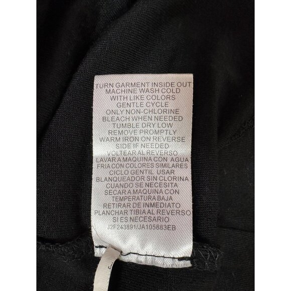 Joseph A Black Lace Overlay Dolman Sleeve‎ Top Blouse Shirt Size Small Evening - Picture 6 of 6